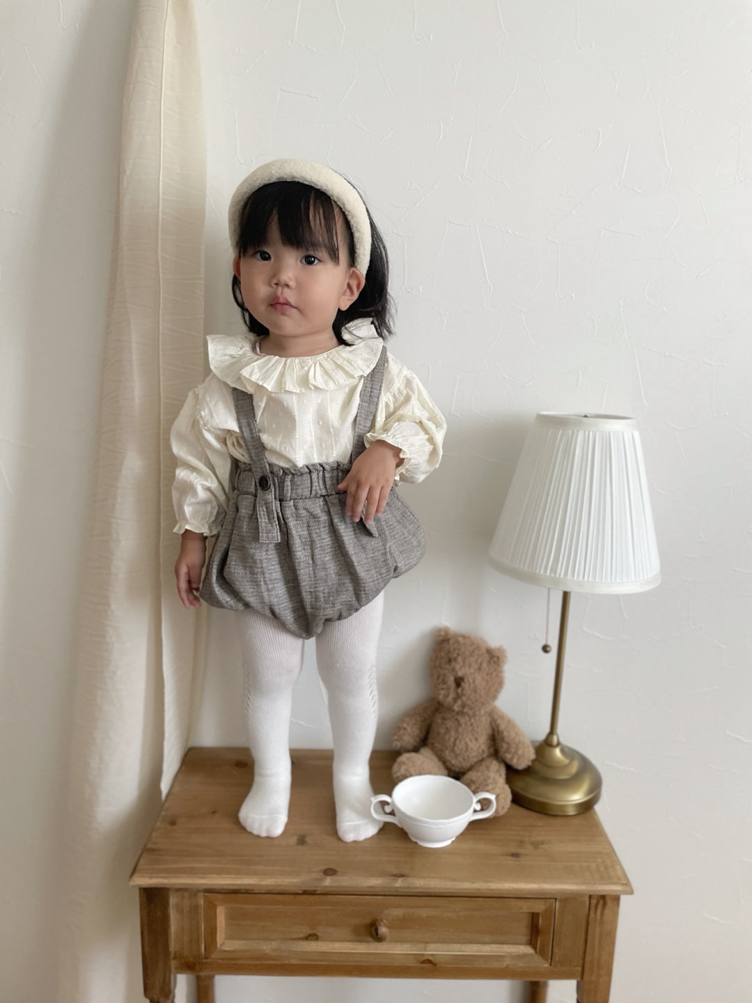 Twill suspender bloomer