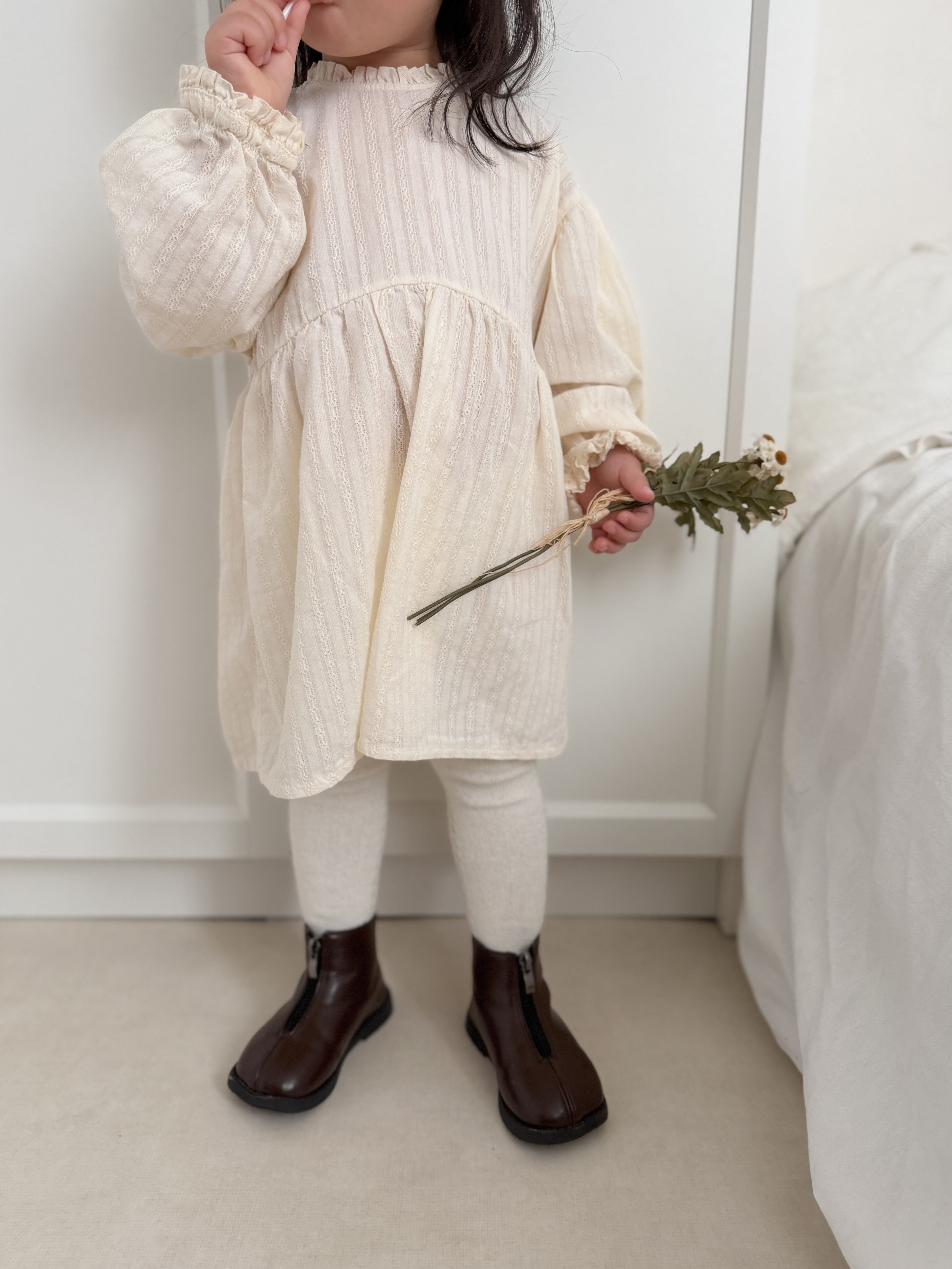 Balloon sleeve one piece