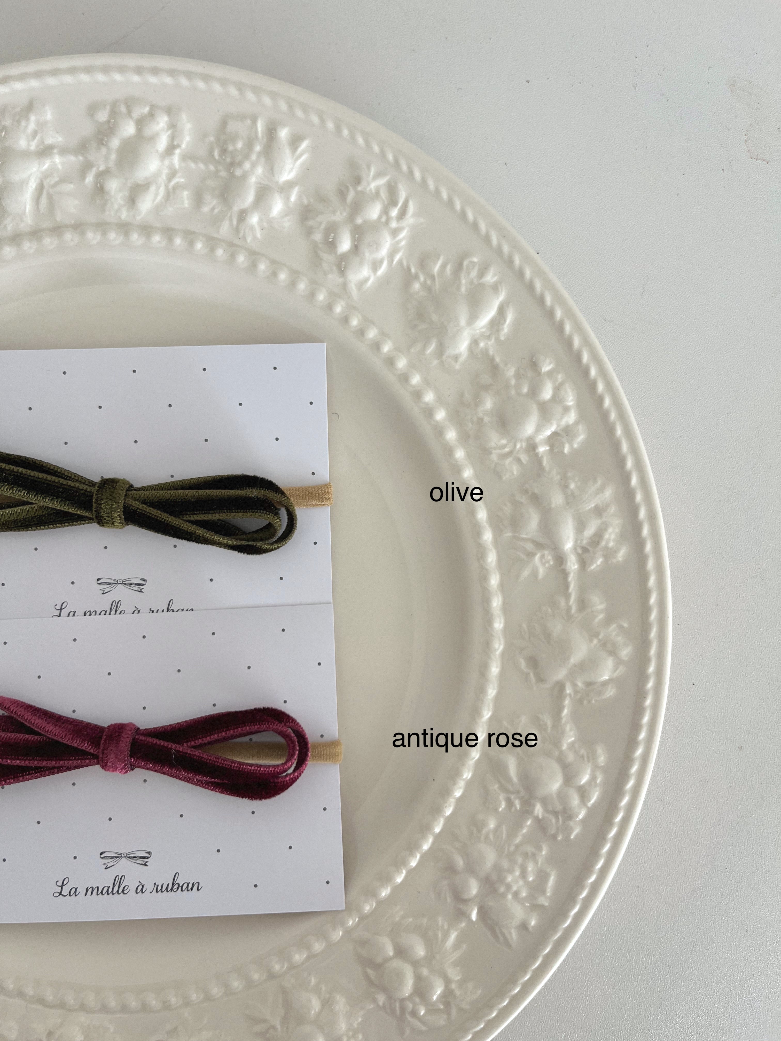 Baby velvet ribbon hairband