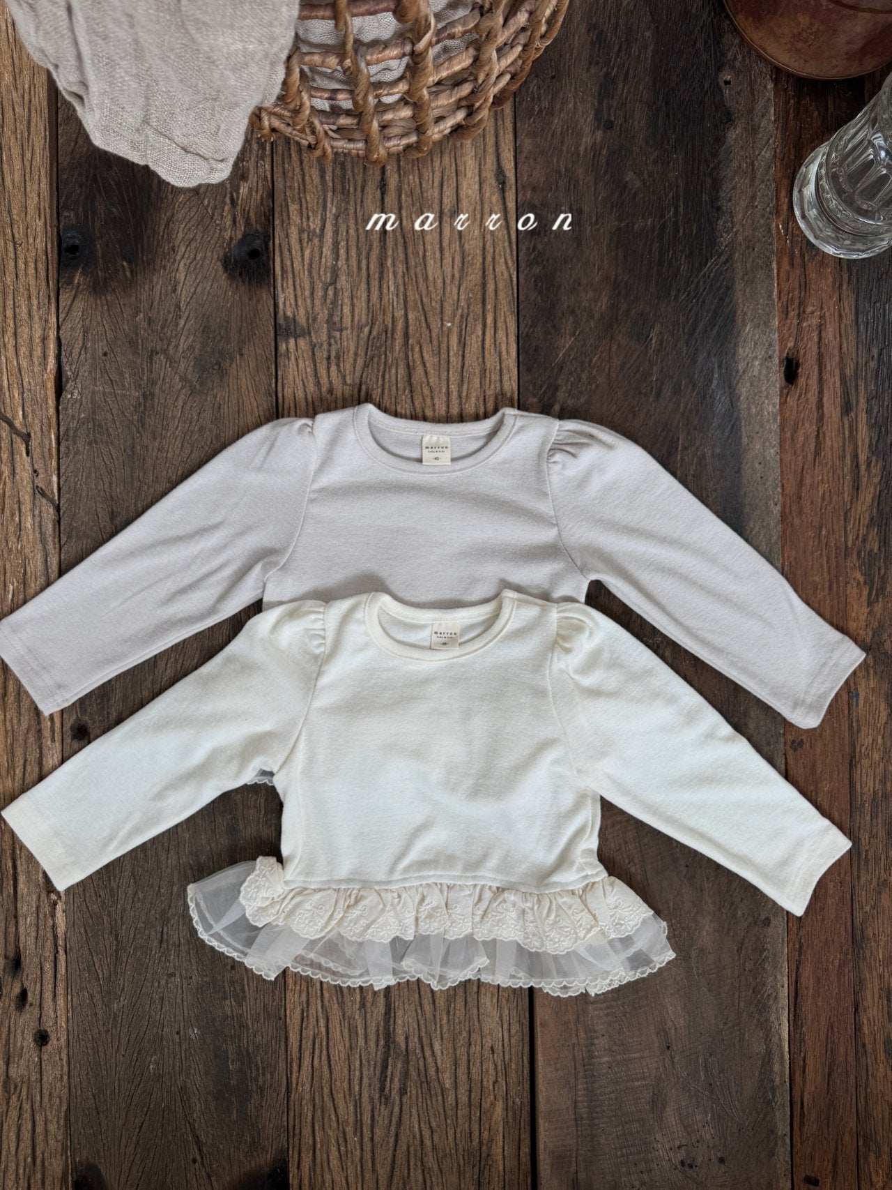 Frill lace T-shirt