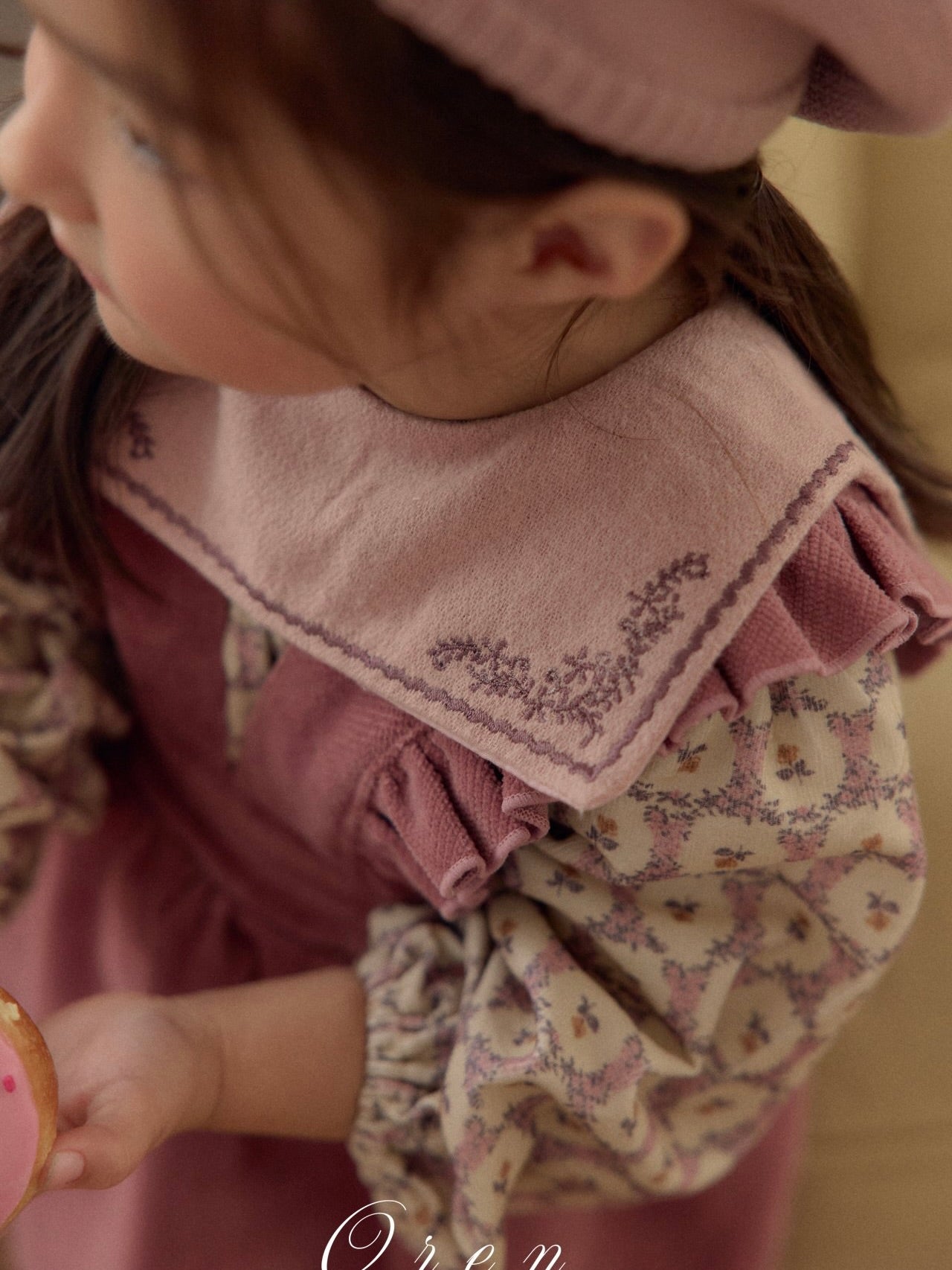 Nanette embroidered collar blouse