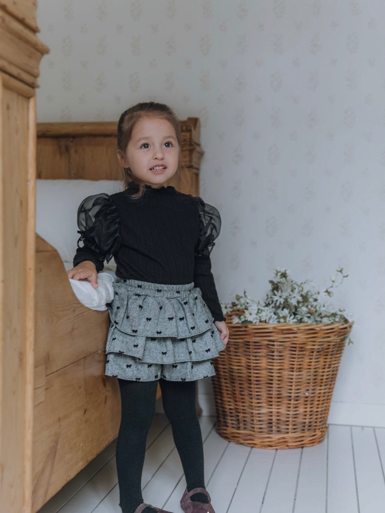 Chloe ribbon cancan pants