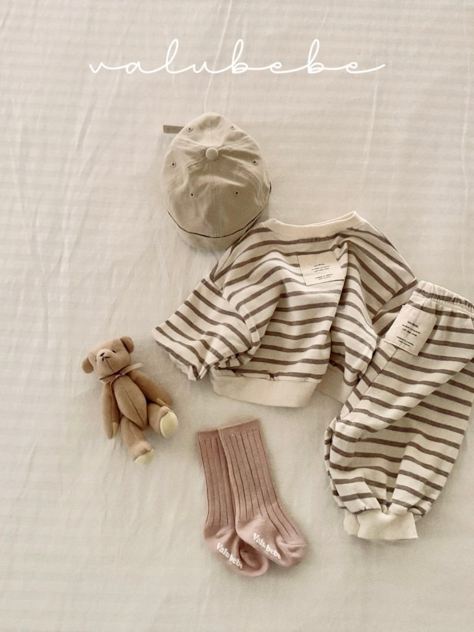 Bunny stripe sweatshirt