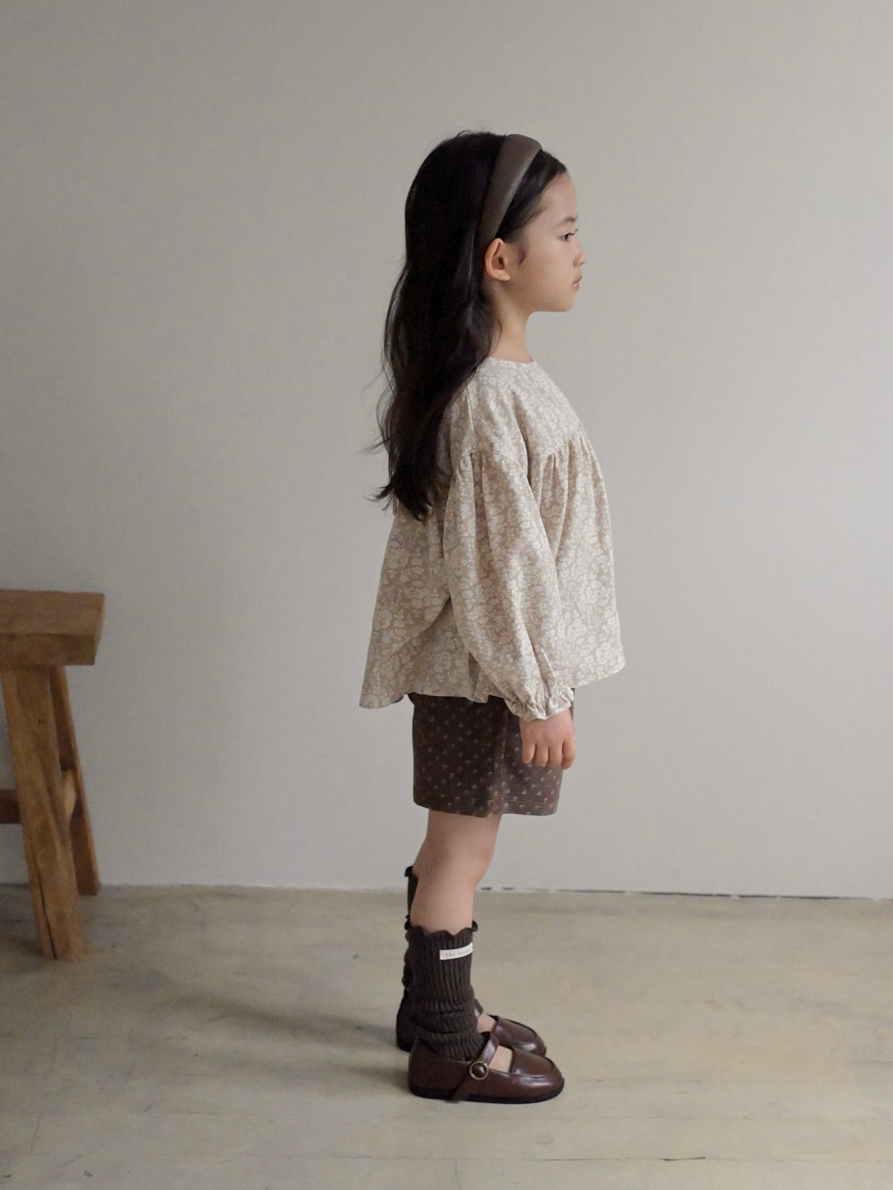 Flower cotton blouse