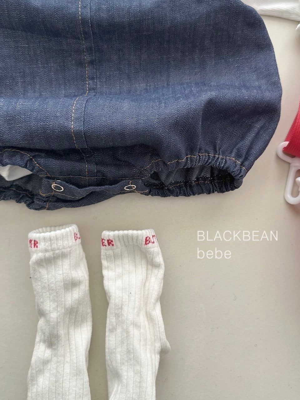 Plack overall set (with T shirt)