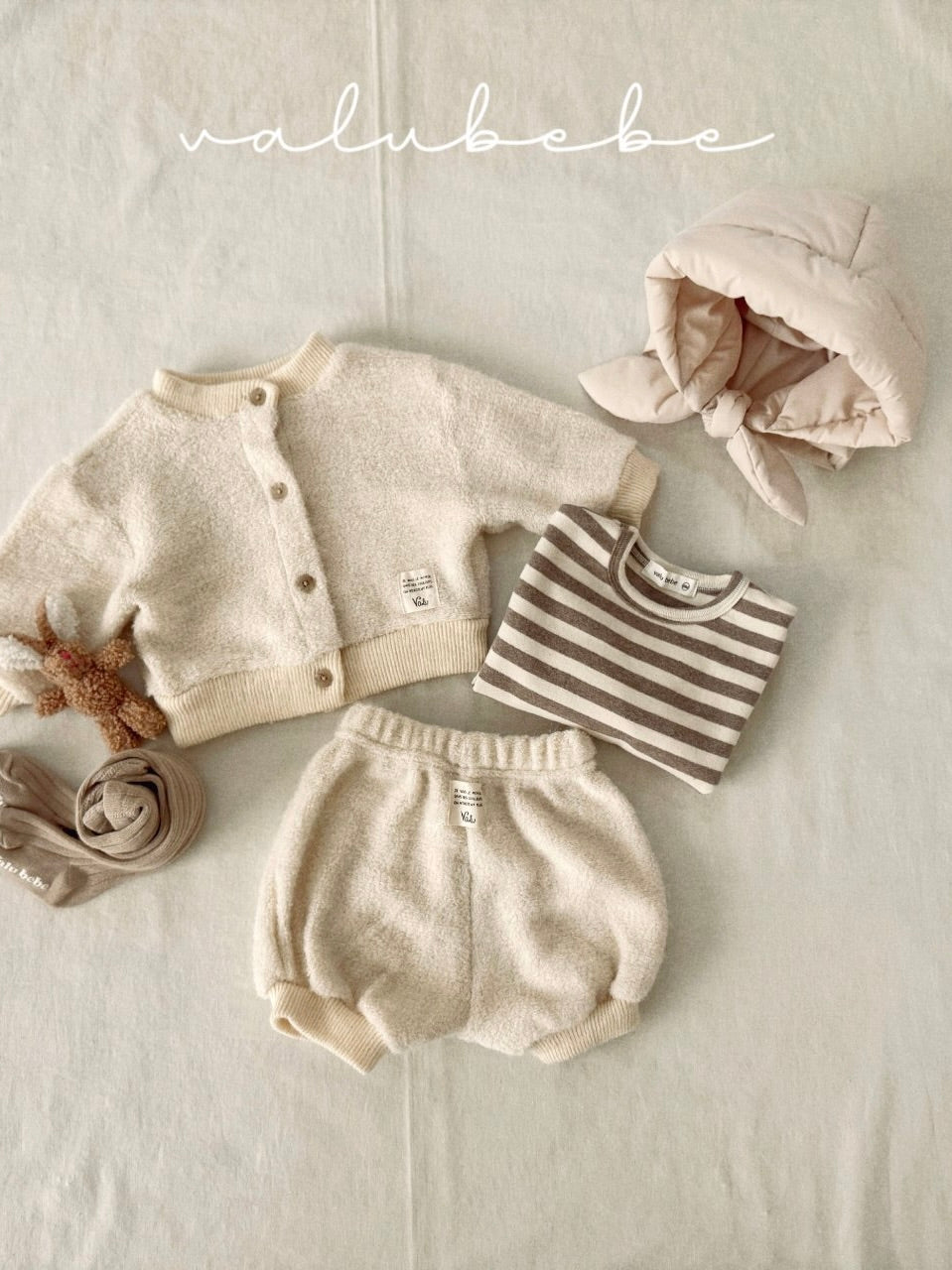 Stripe fluffy T (baby &amp; kids)