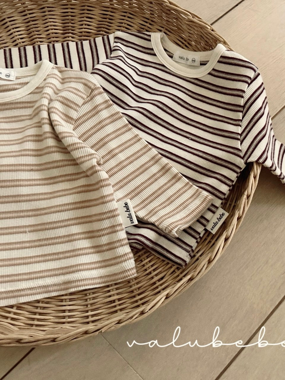 Rosé striped T shirt