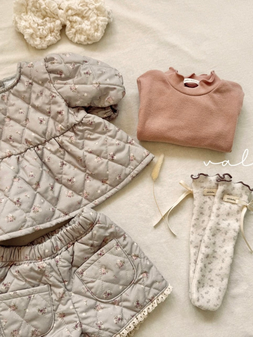 Quilted lace shorts (baby)