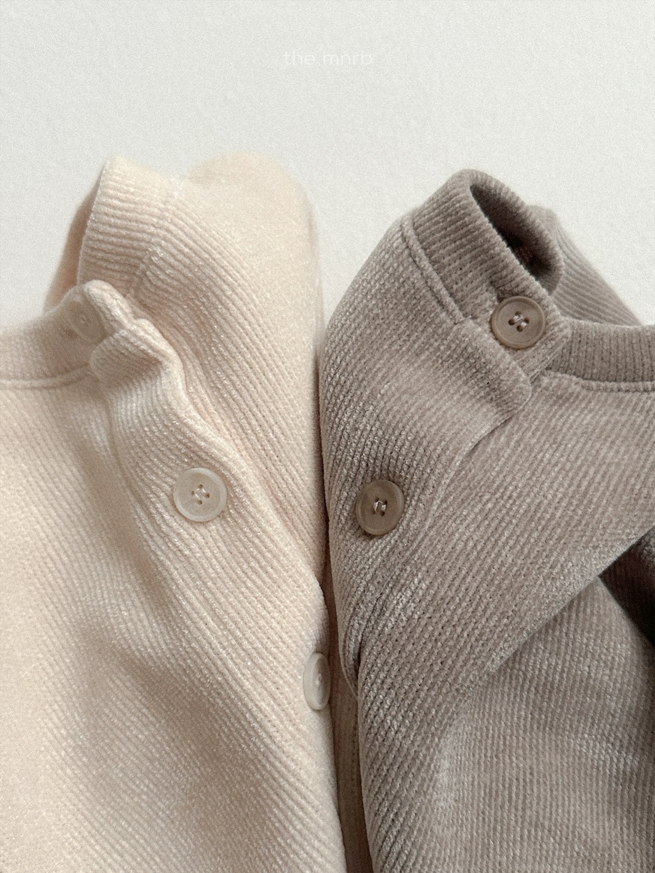 Velvet ribbed cardigan