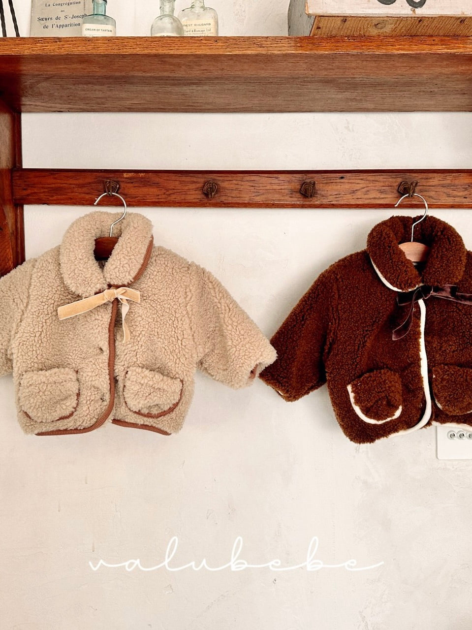 Merry ribbon fluffy jacket (baby)