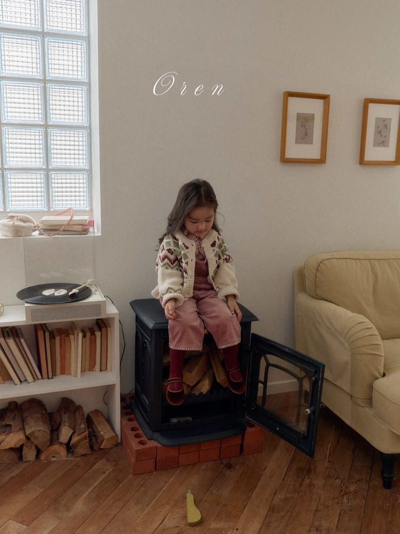 Reversible knit cardigan (2 way)