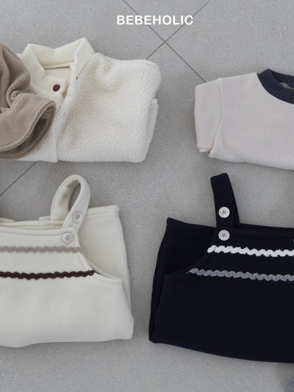 Mori suspender rompers