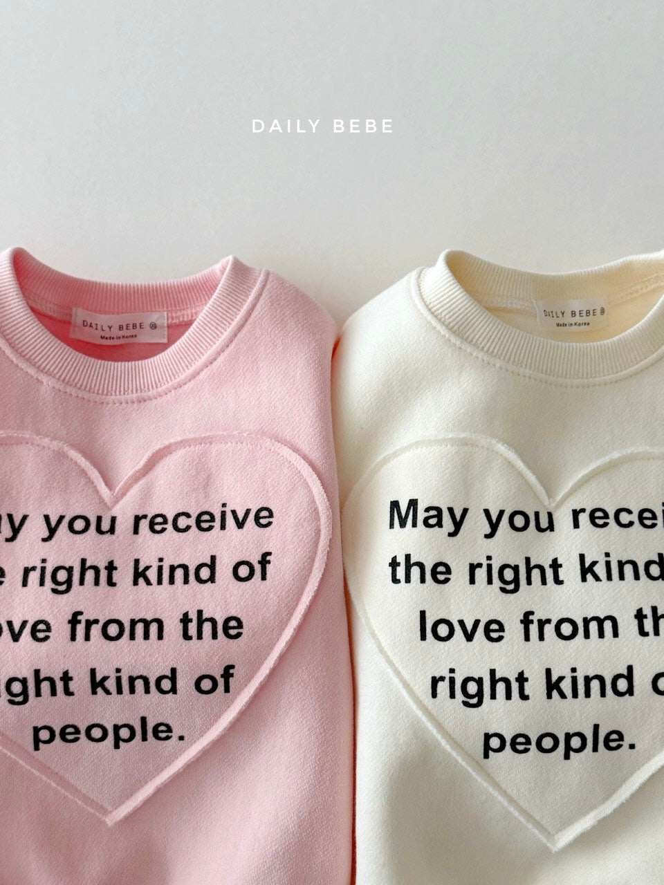 Heart patch sweatshirt