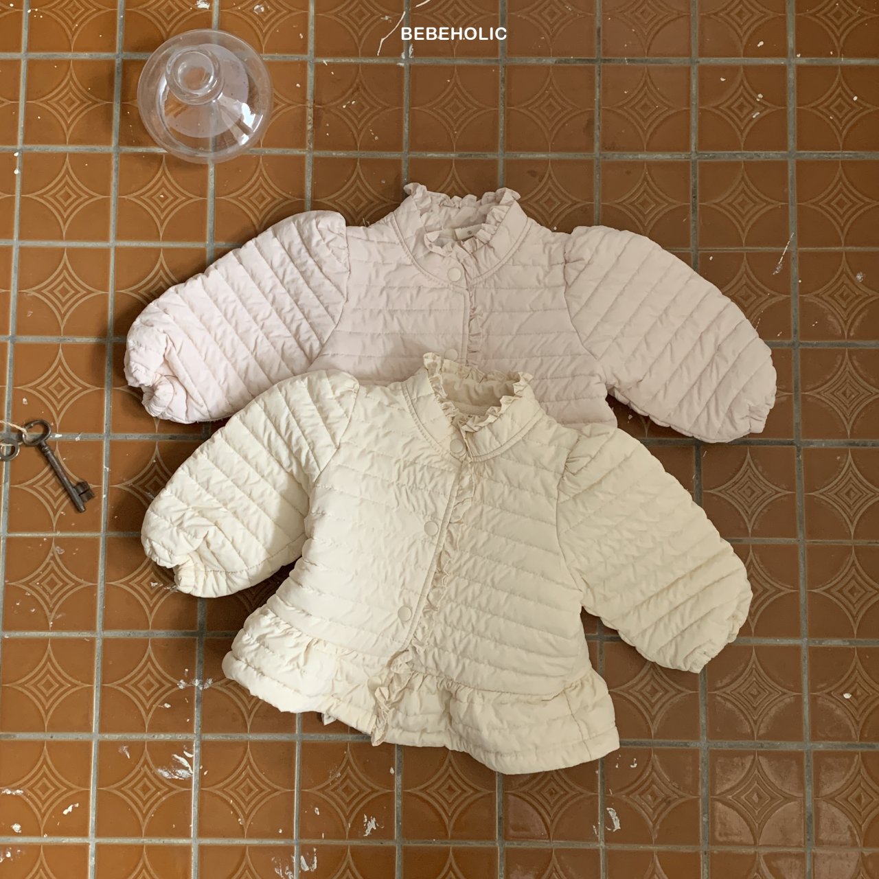 Frill quilting jacket