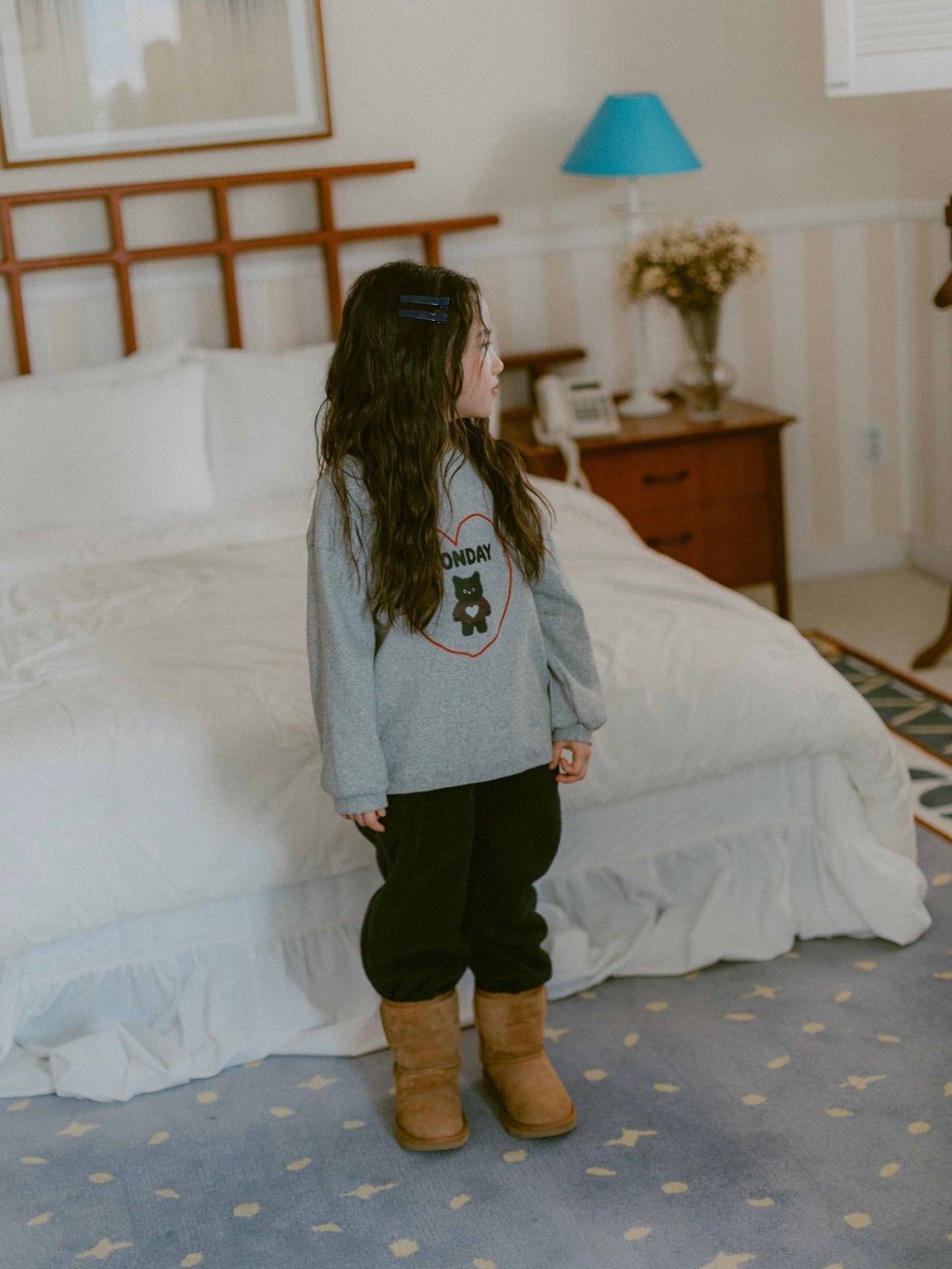 Colored hair clip set (2 pieces)