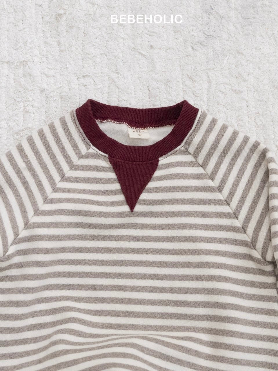 Papillon stripe rompers