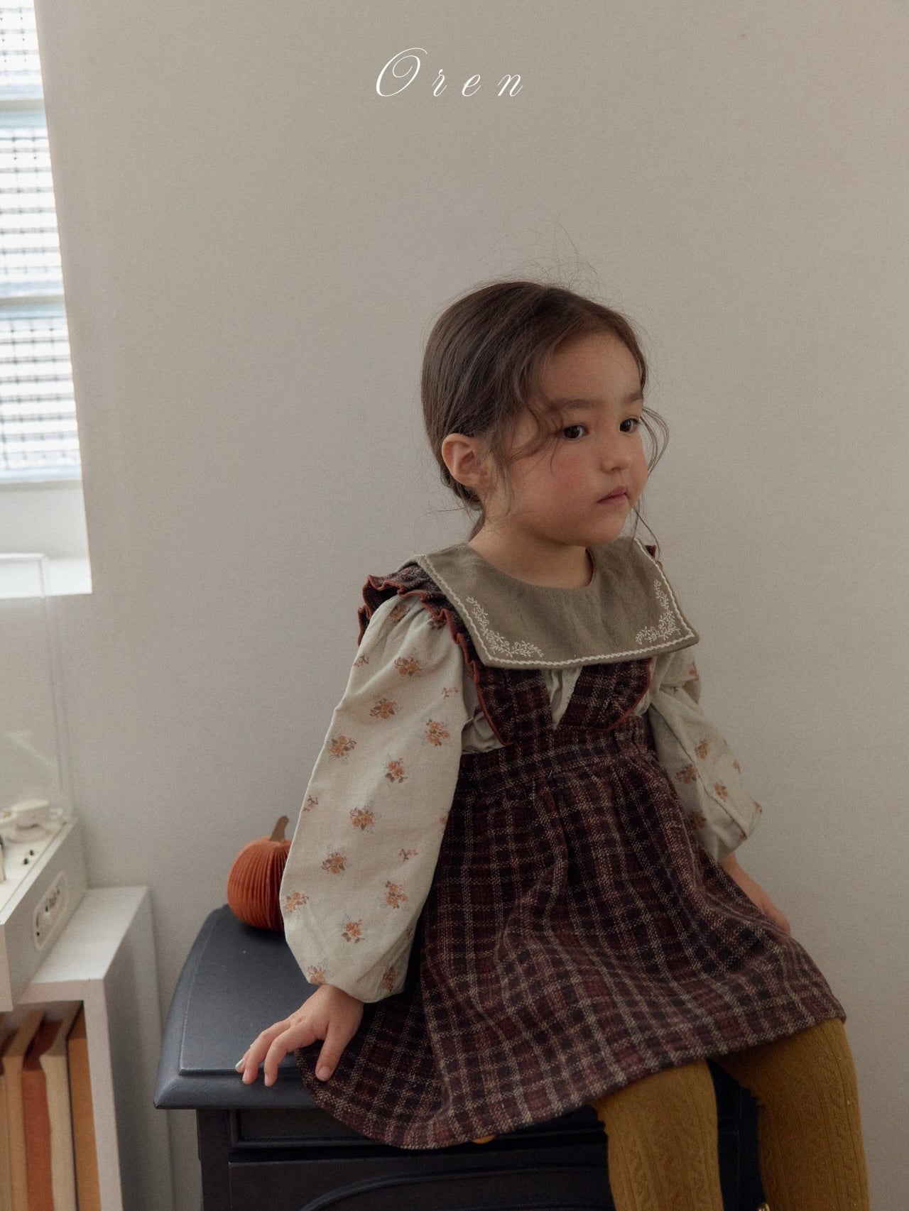 Nanette embroidered collar blouse