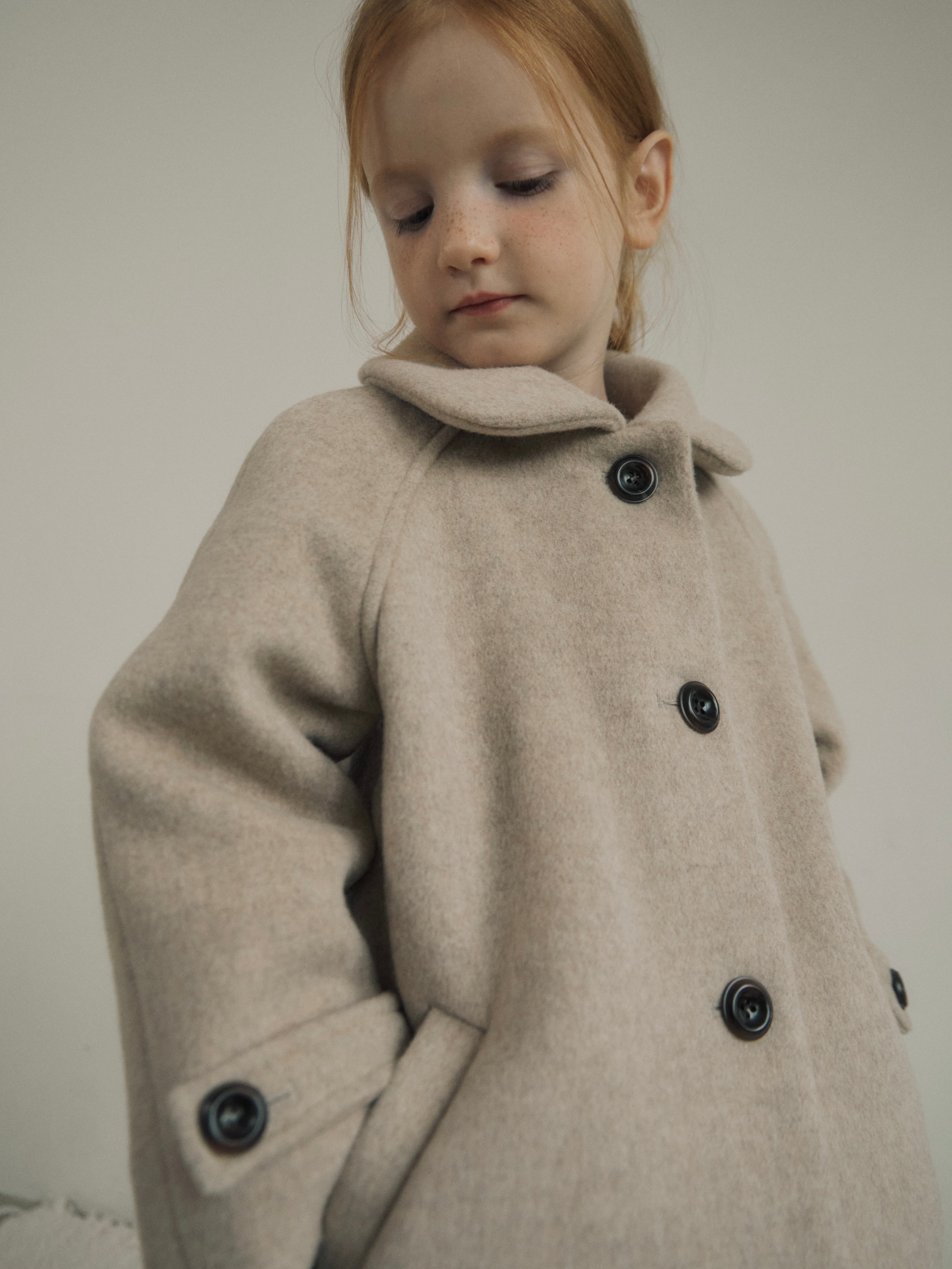 Noa wool coat (beige)