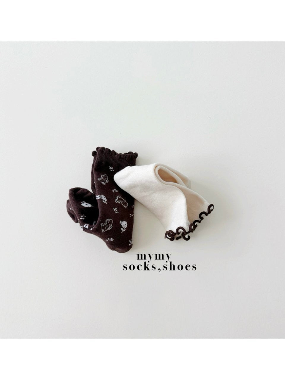 Chestnut beans socks set