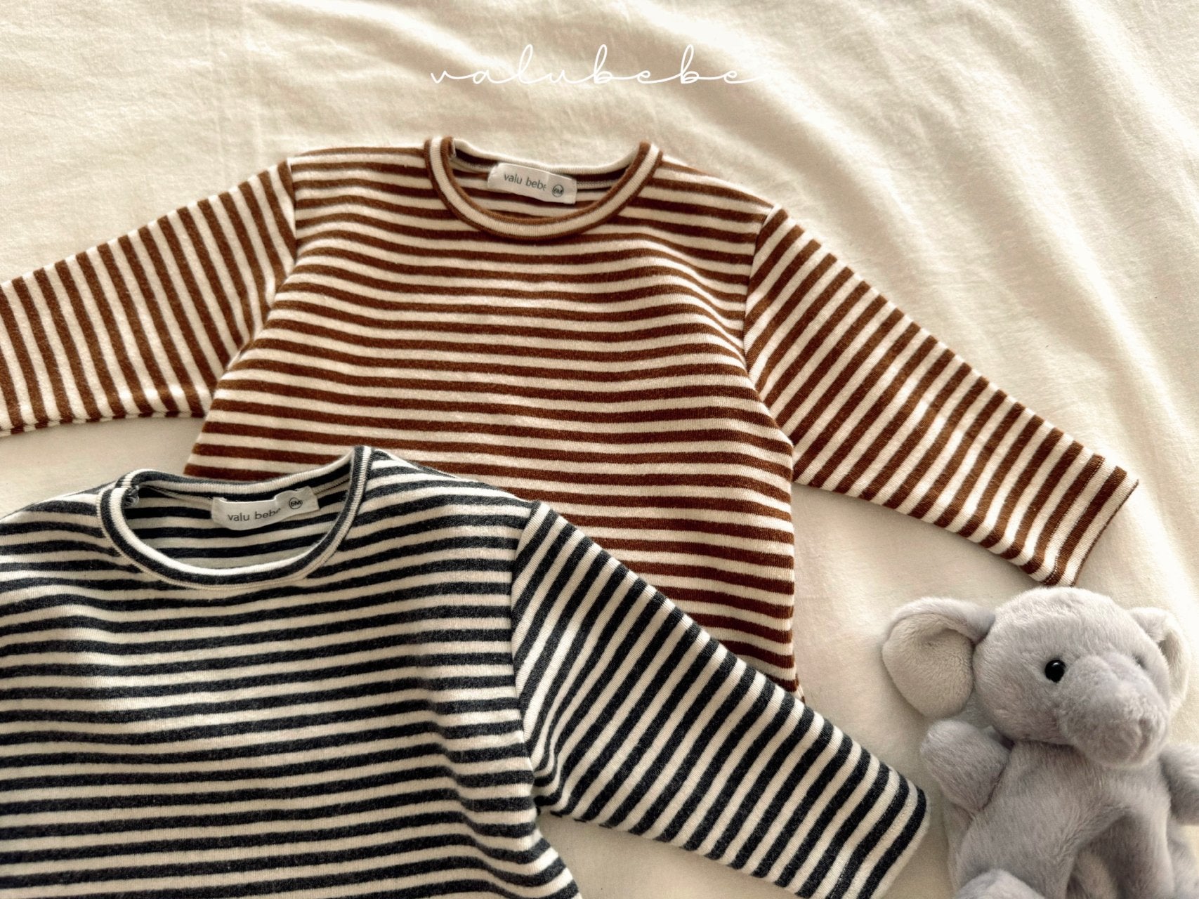 Stripe fluffy T