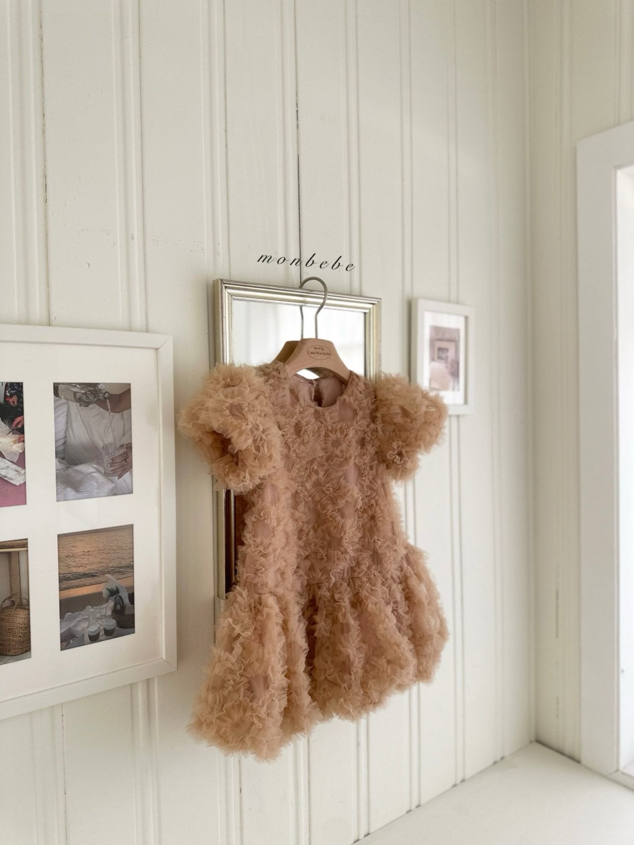 Blanc tulle one piece