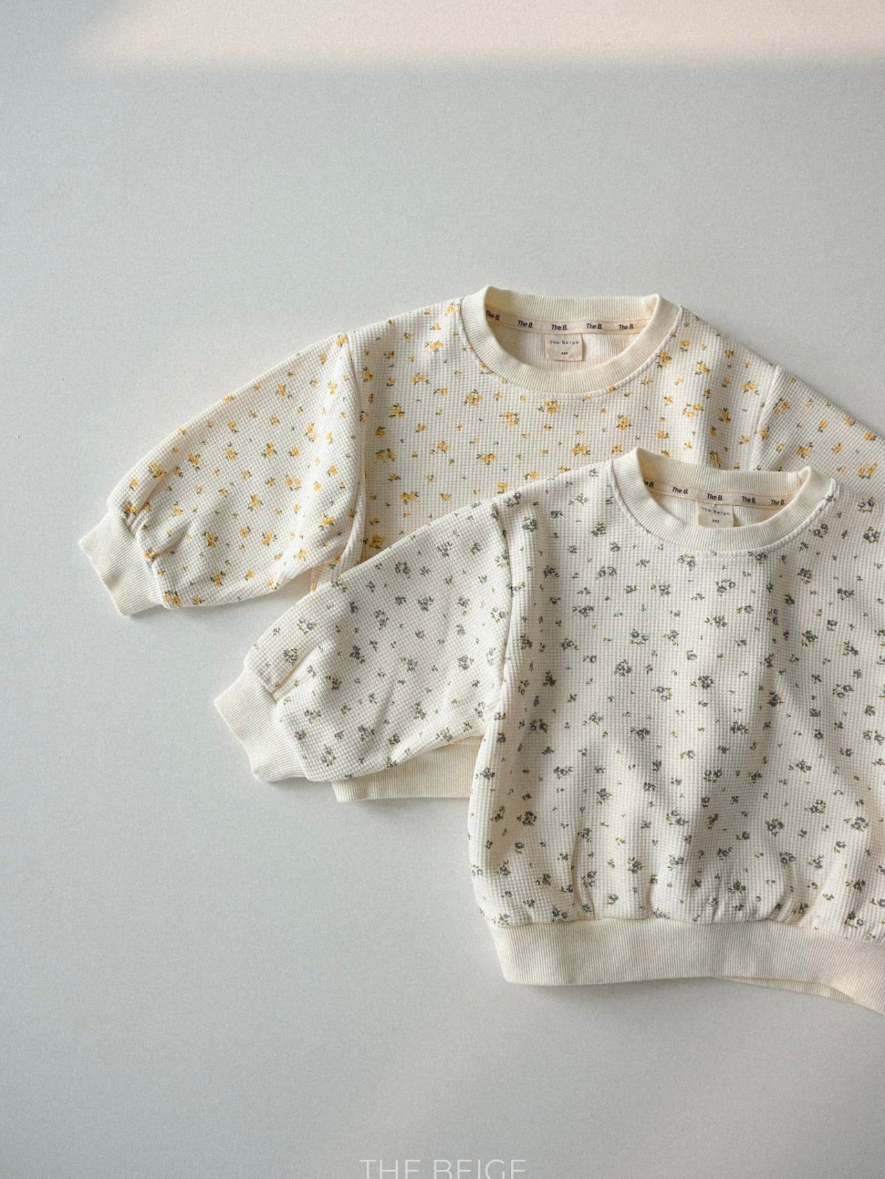 Flower waffle sweatshirt