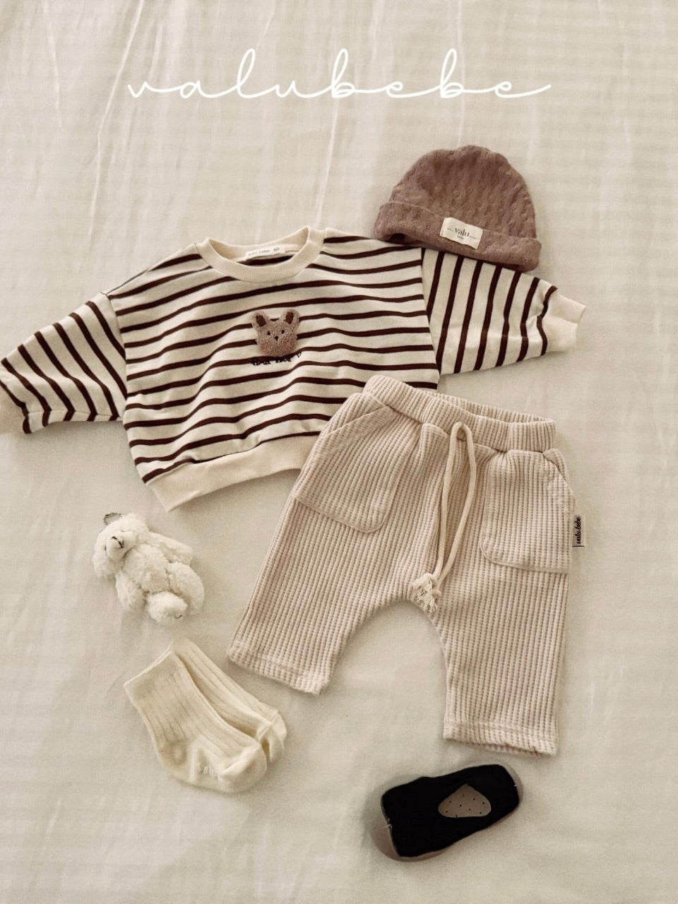 Bunny stripe sweatshirt