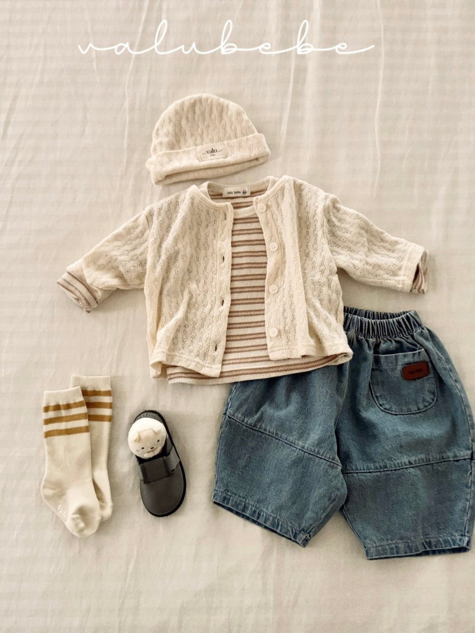 Wide leg denim pants