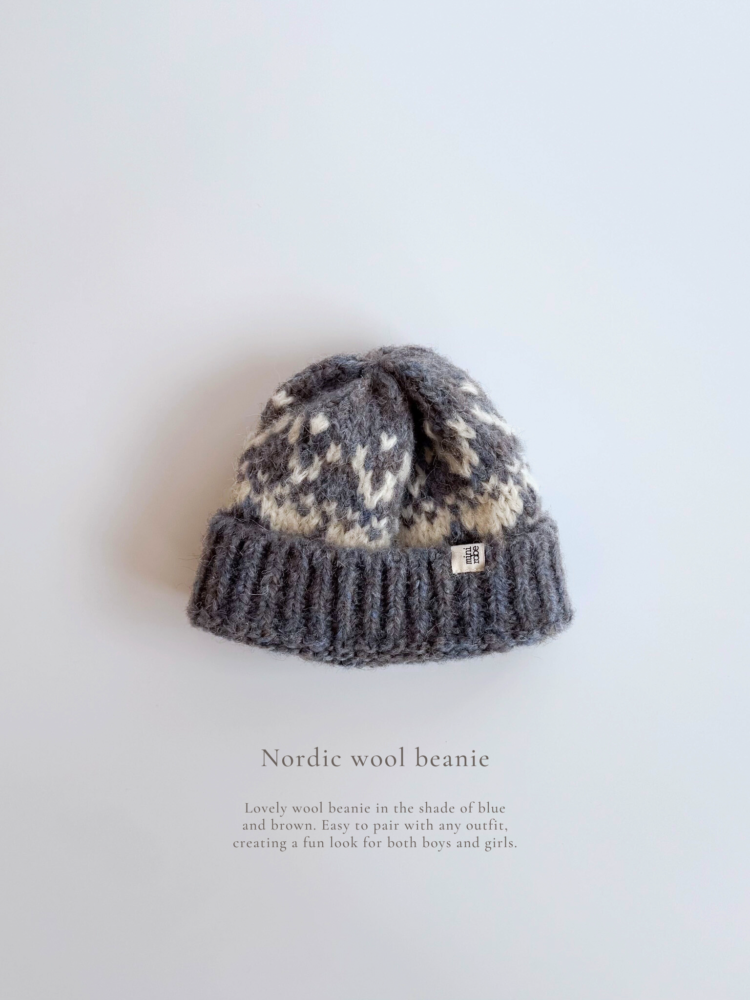 Nordic wool beanie