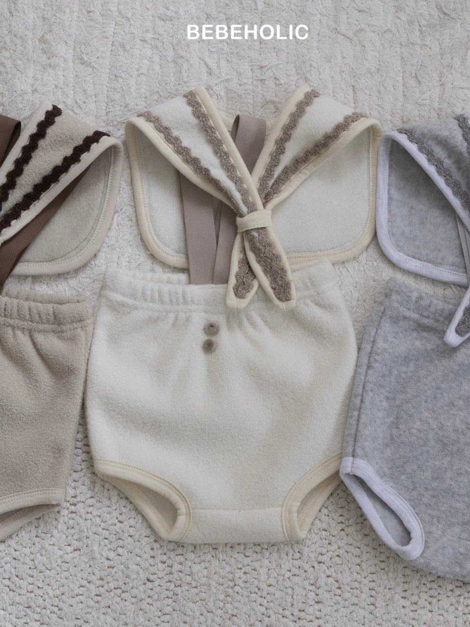 Scarf + terry bloomer set