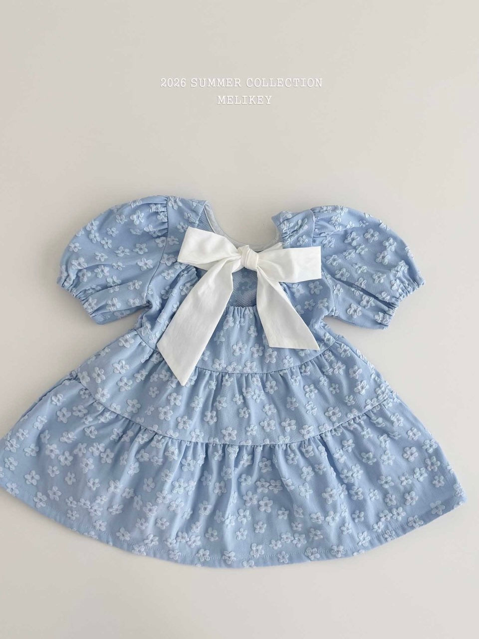Shine back ribbon one piece
