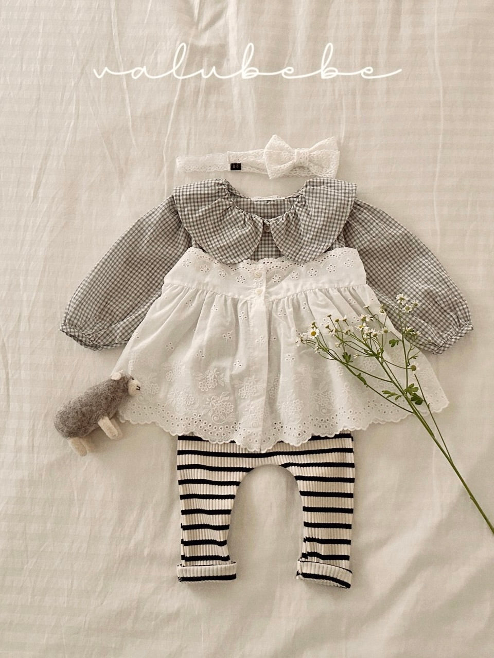 Lace ribbon headband