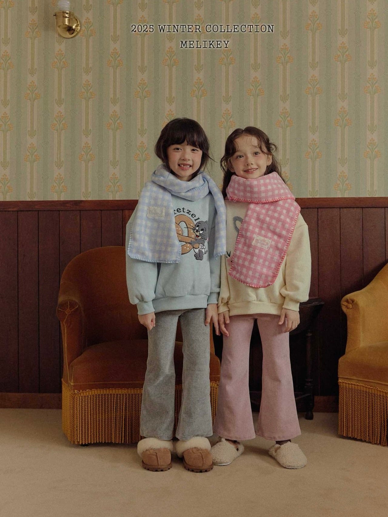 Fleece check muffler