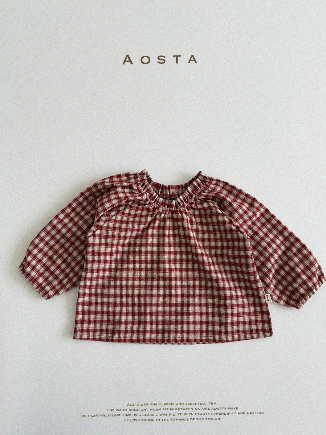 Le check blouse