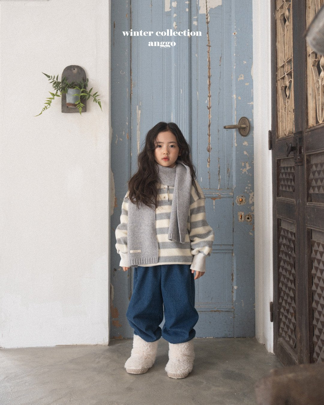 Anggo knit muffler