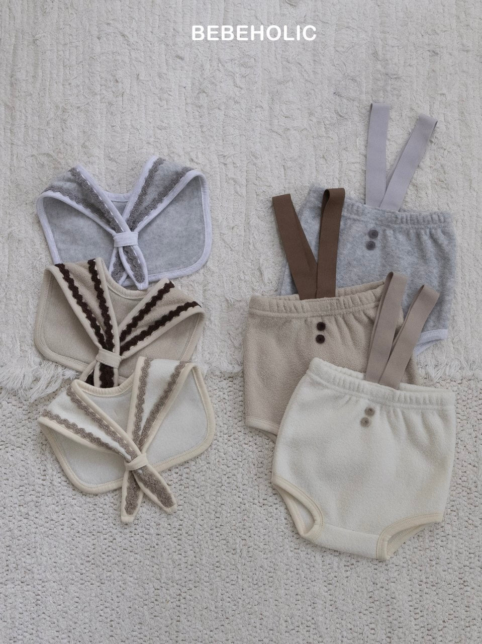 Scarf + terry bloomer set