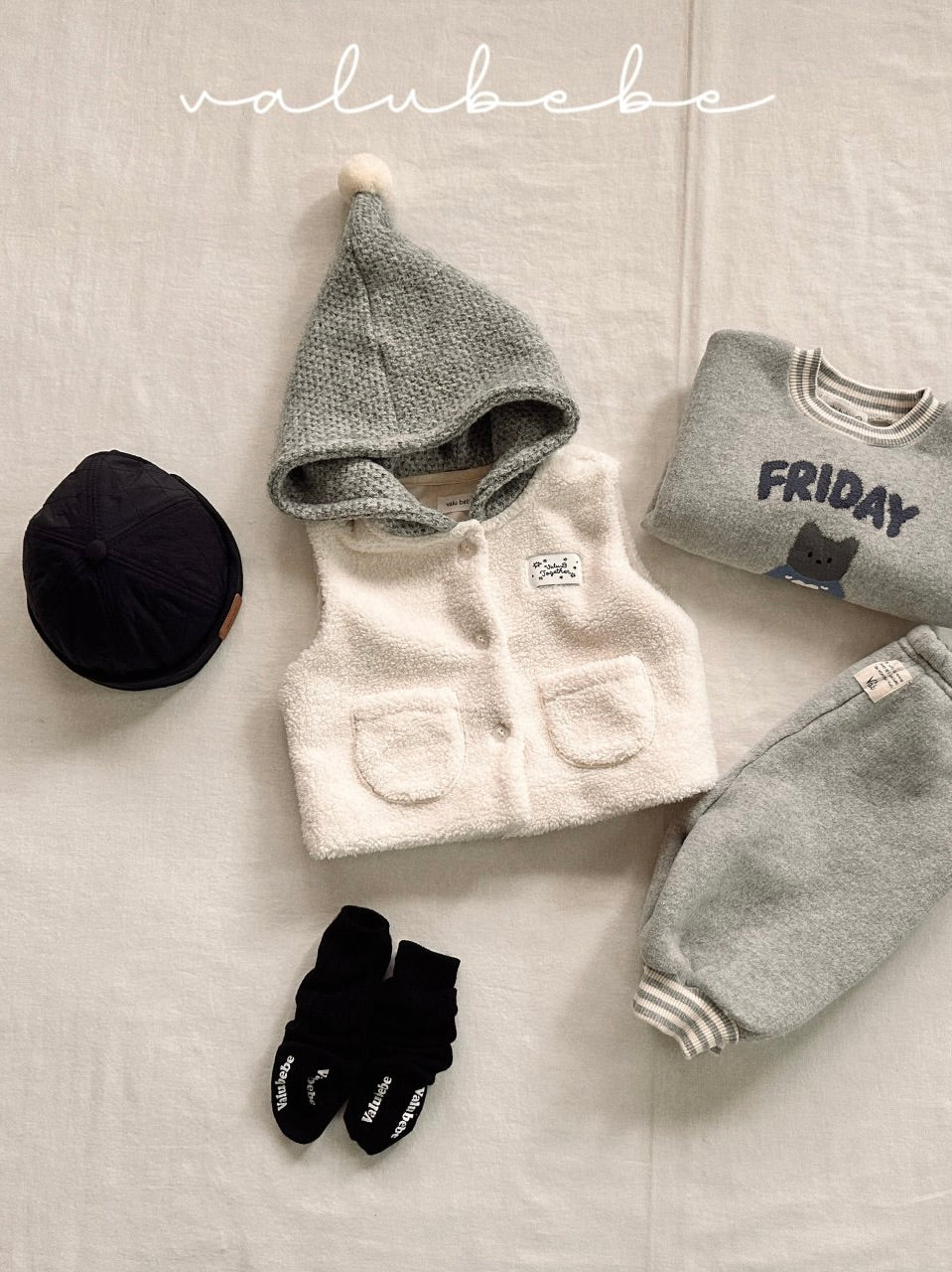 Padded round beanie (baby)