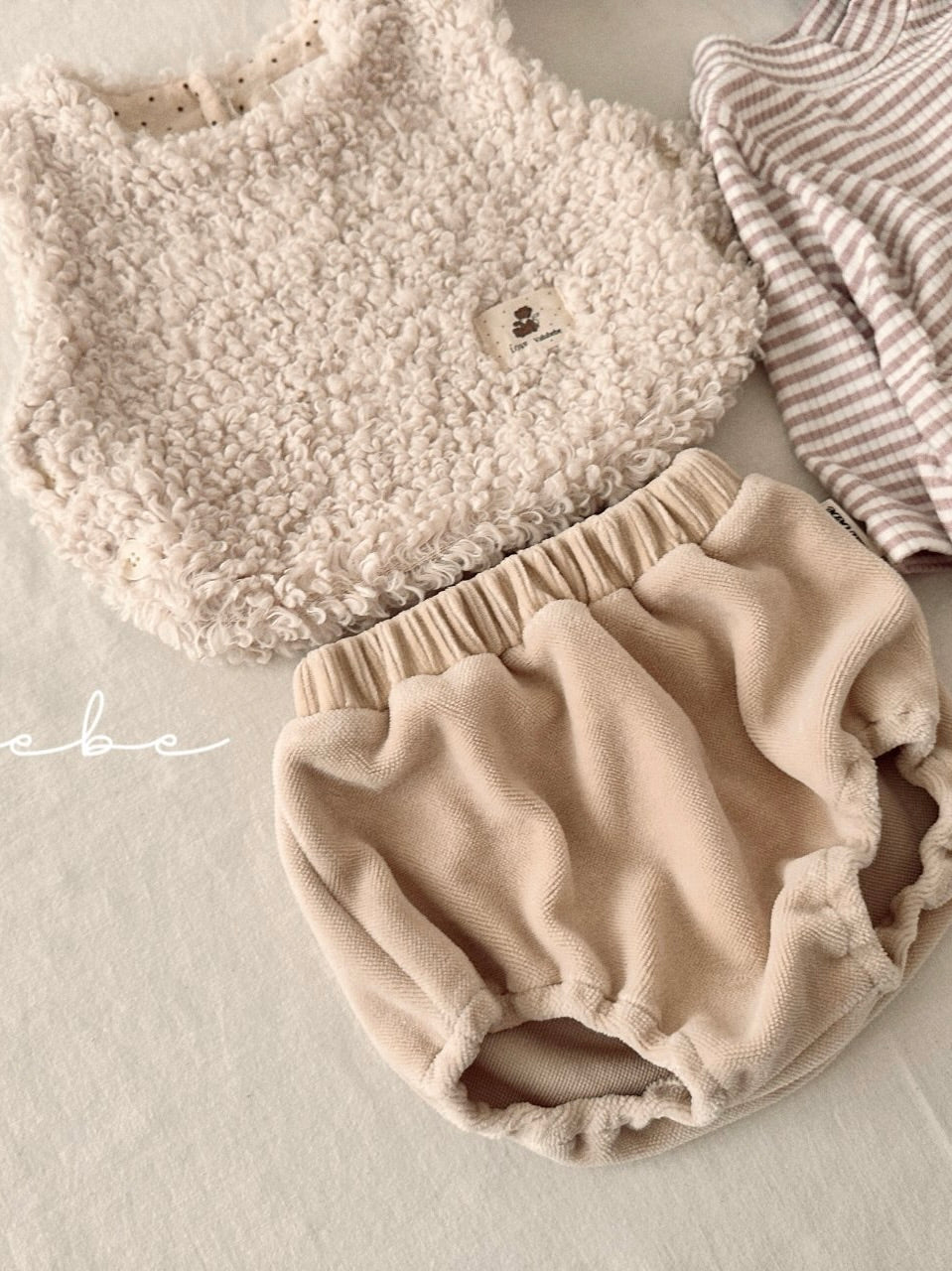 Fluffy velour bloomer (baby)