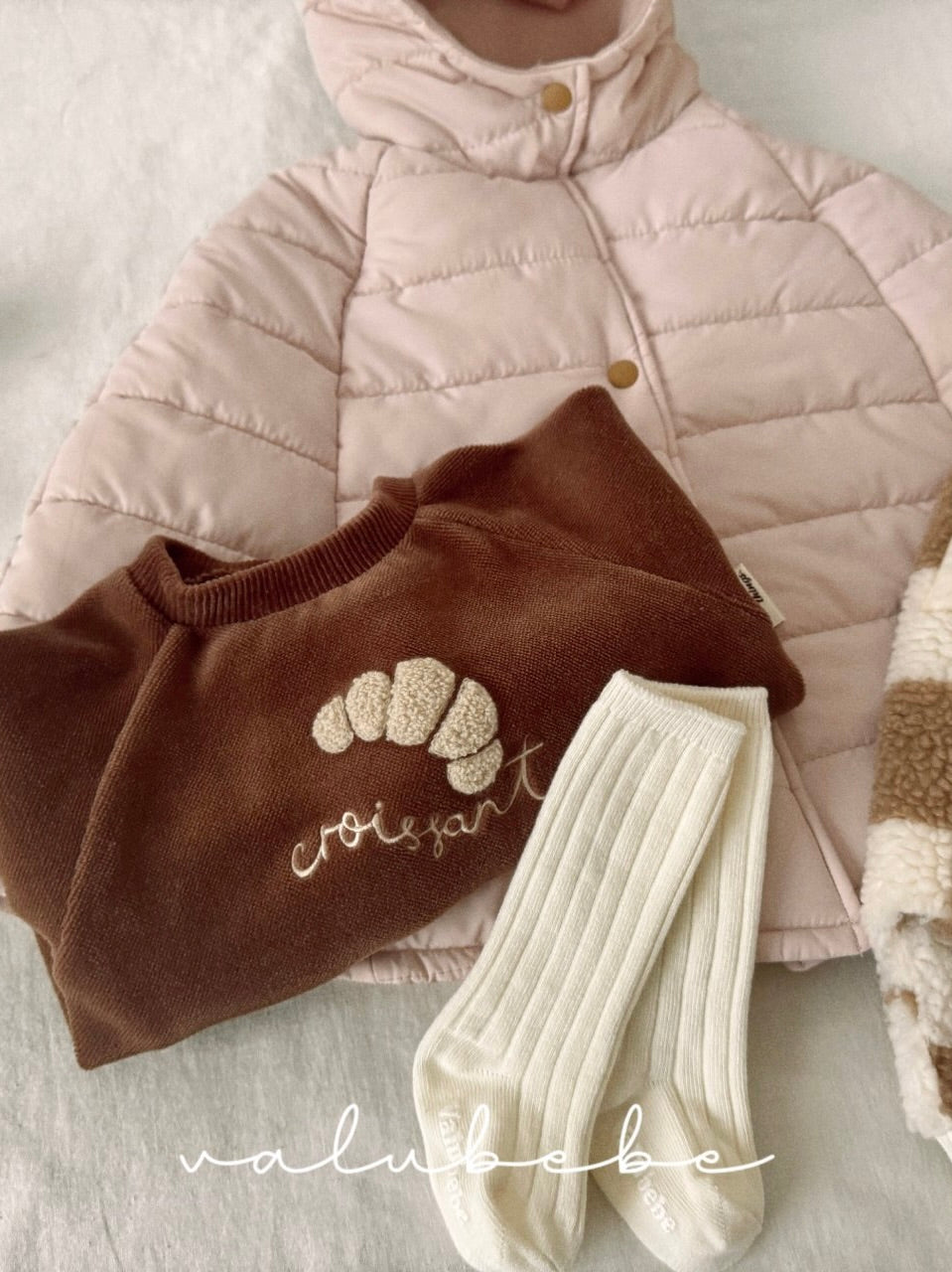 Croissant velor sweatshirt (baby)