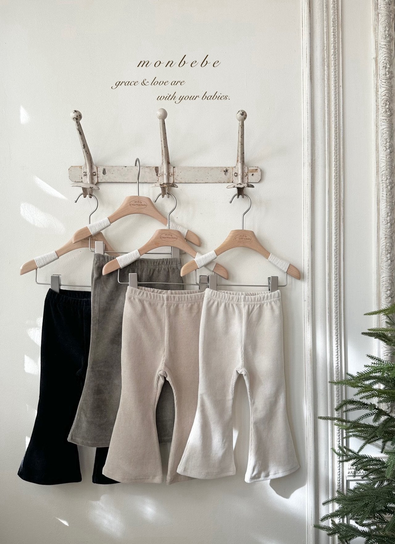 Corduroy bootcut pants