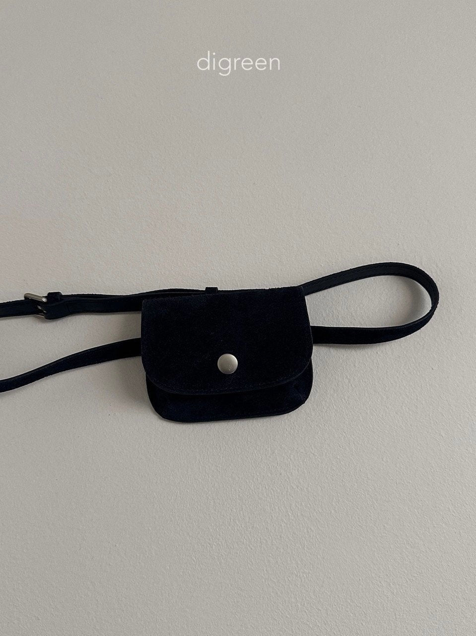 Mini suede belt bag