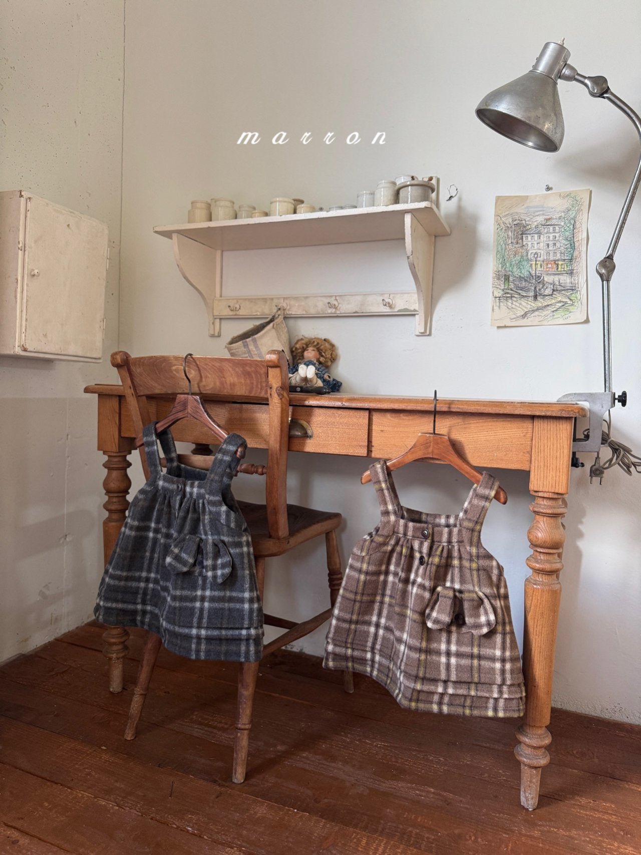 Winter check one piece