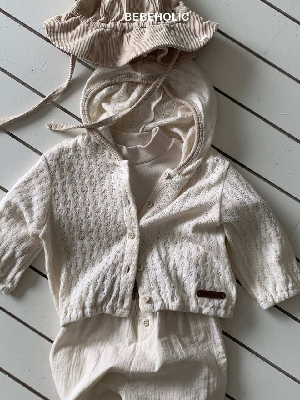 Soft textured hoodie