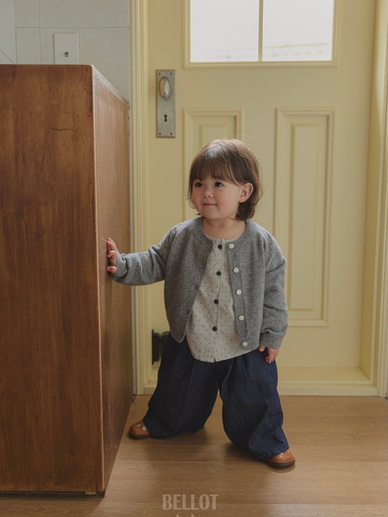 Bebe bonbon dot blouse