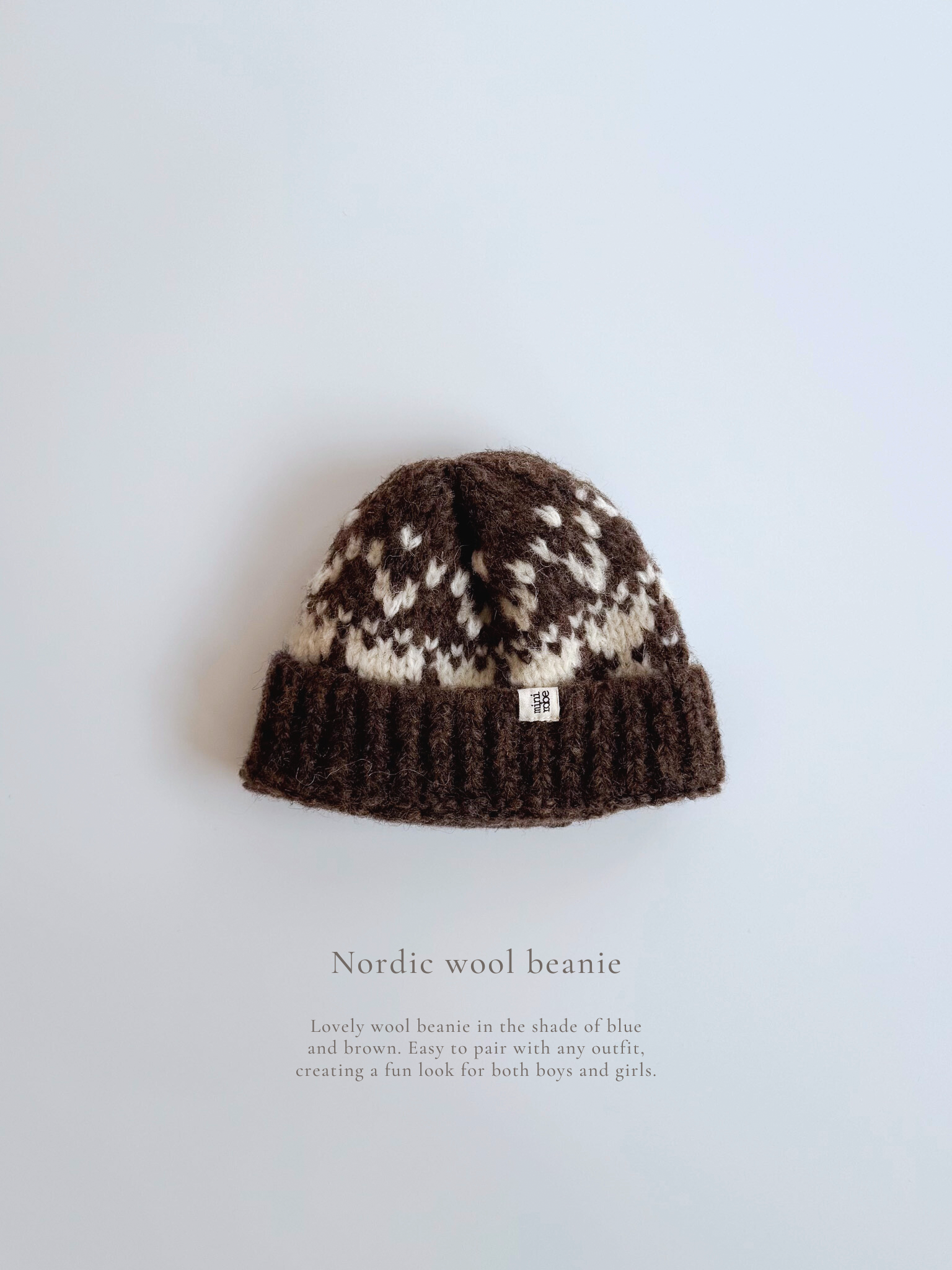 Nordic wool beanie