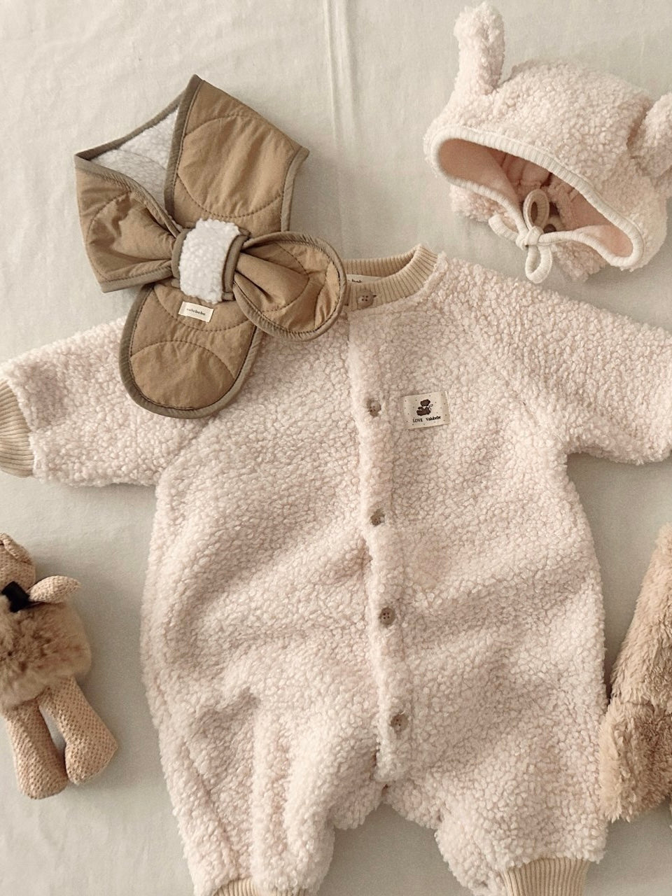 Warm quilted scarf (baby)