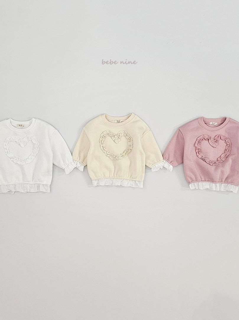 Heart Frill Sweatshirt
