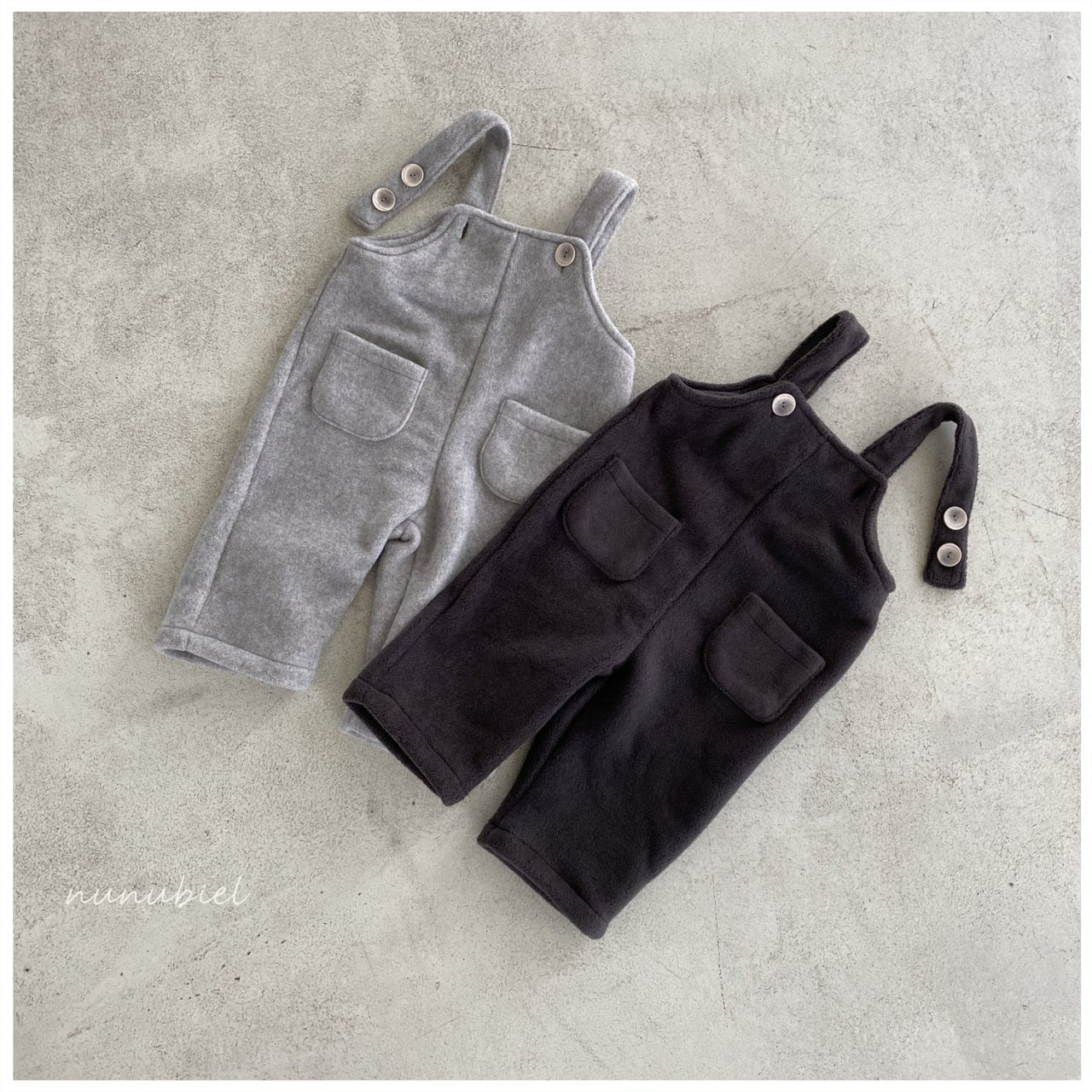 Fleece suspender pants (kids)