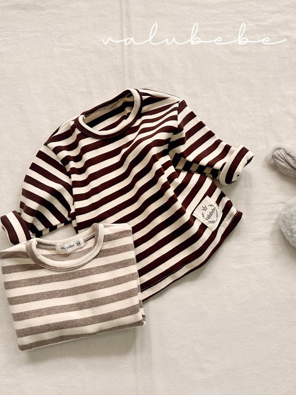 Stripe fluffy T (baby &amp; kids)