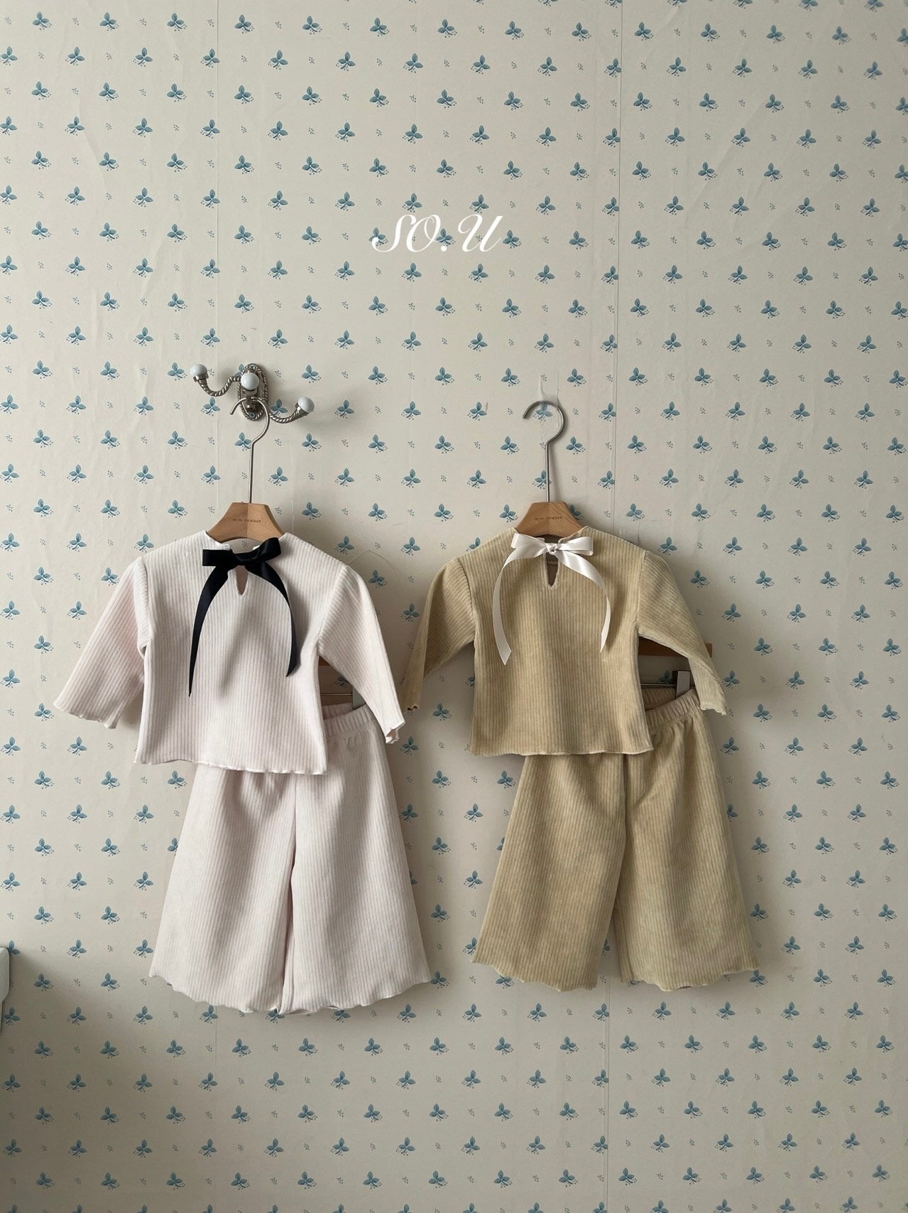 Winter back ribbon set